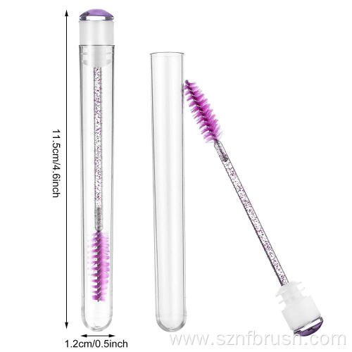 Glitter Eyelash Brush Bulk With Tube